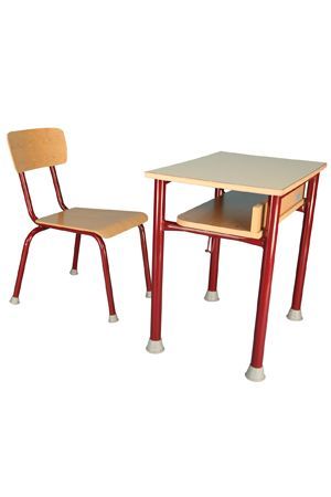 BOTOND 1 személyes tanulóasztal - laminált asztallap, kerekített sarok
