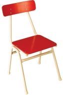 Piroska szék piros ülőlappal